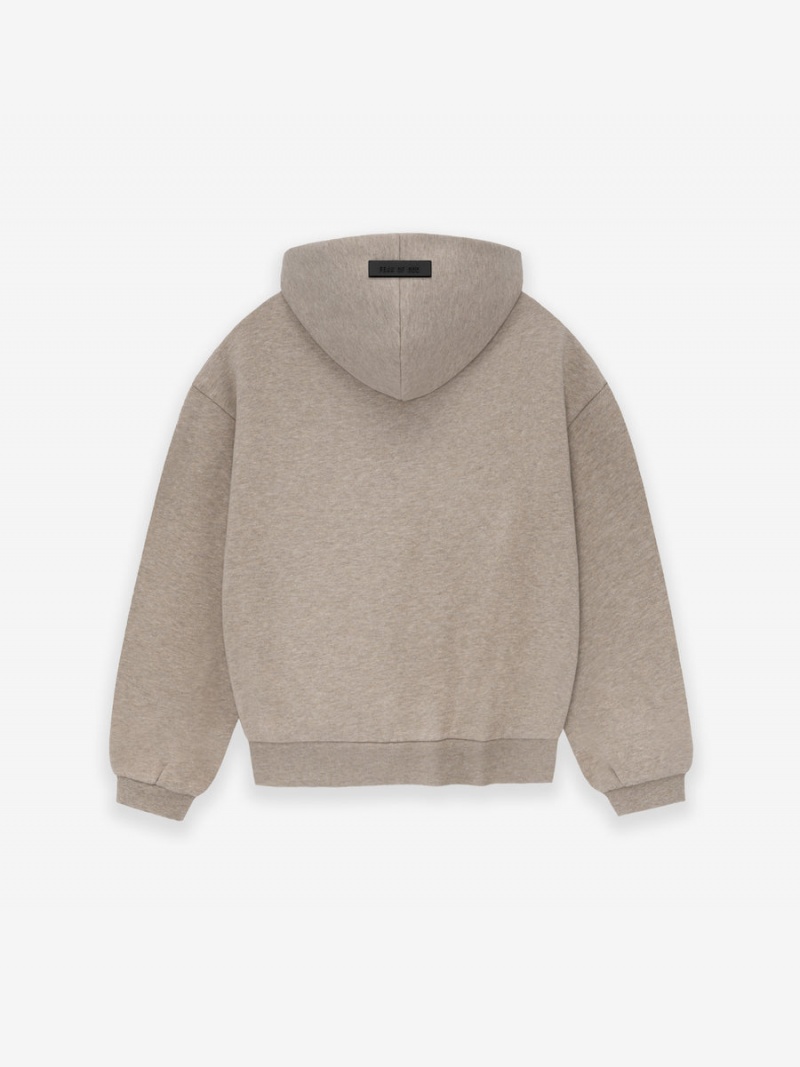 Fear Of God Essentials Hoodie Khaki | FOG-SN593811