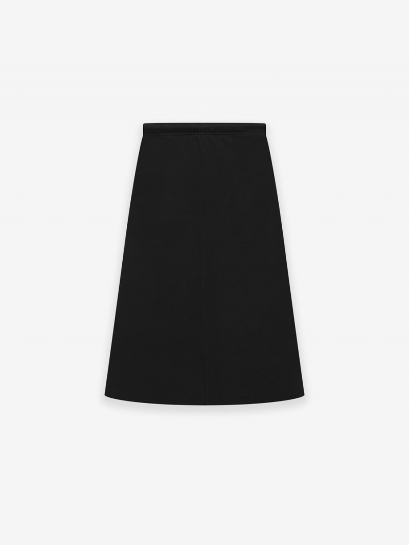 Fear Of God Essentials Jersey Skirt Nere | FOG-SN593693