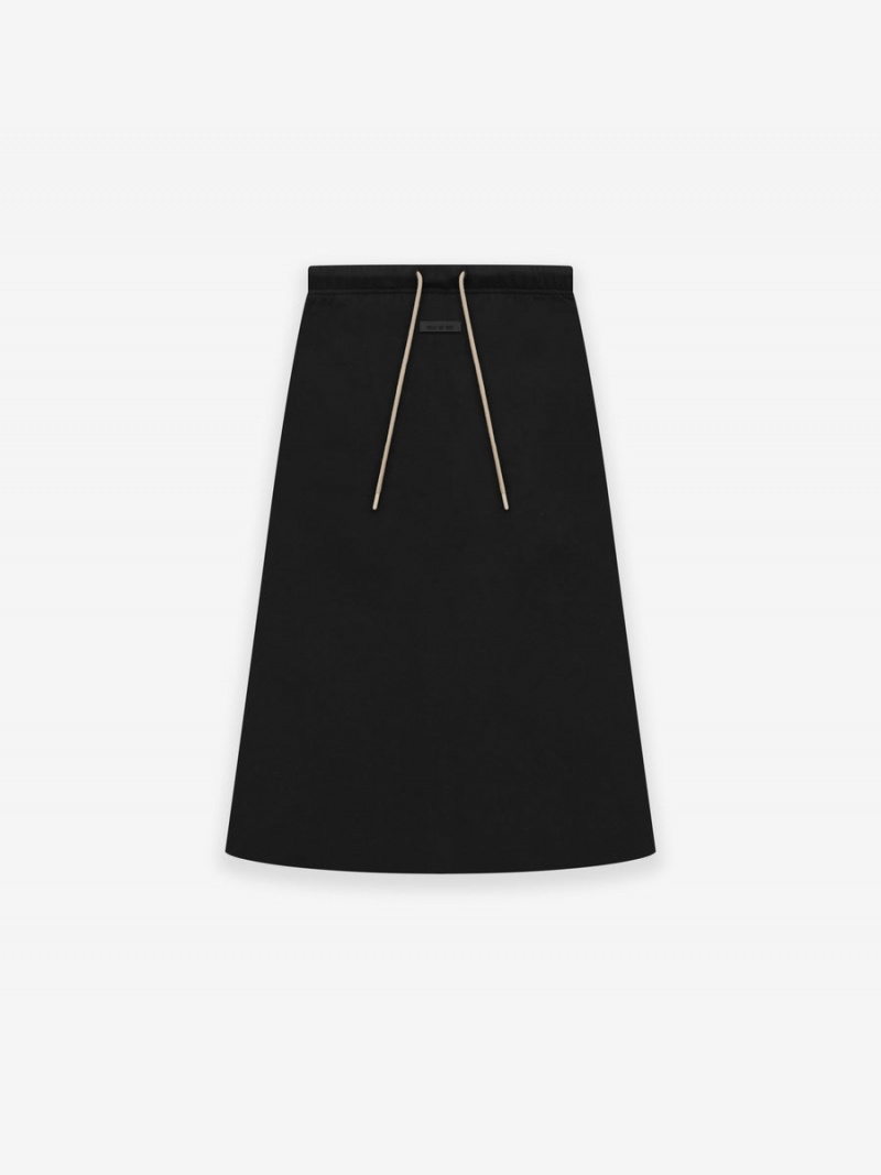 Fear Of God Essentials Jersey Skirt Nere | FOG-SN593693