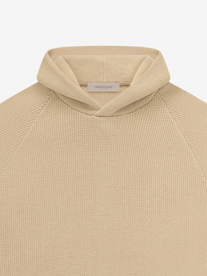 Fear Of God Essentials Knit Hoodie Marroni | FOG-SN593757