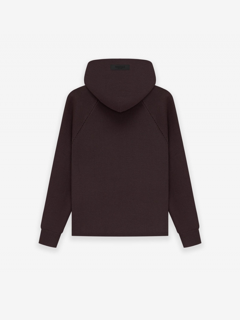 Fear Of God Essentials Knit Hoodie Viola | FOG-SN593755