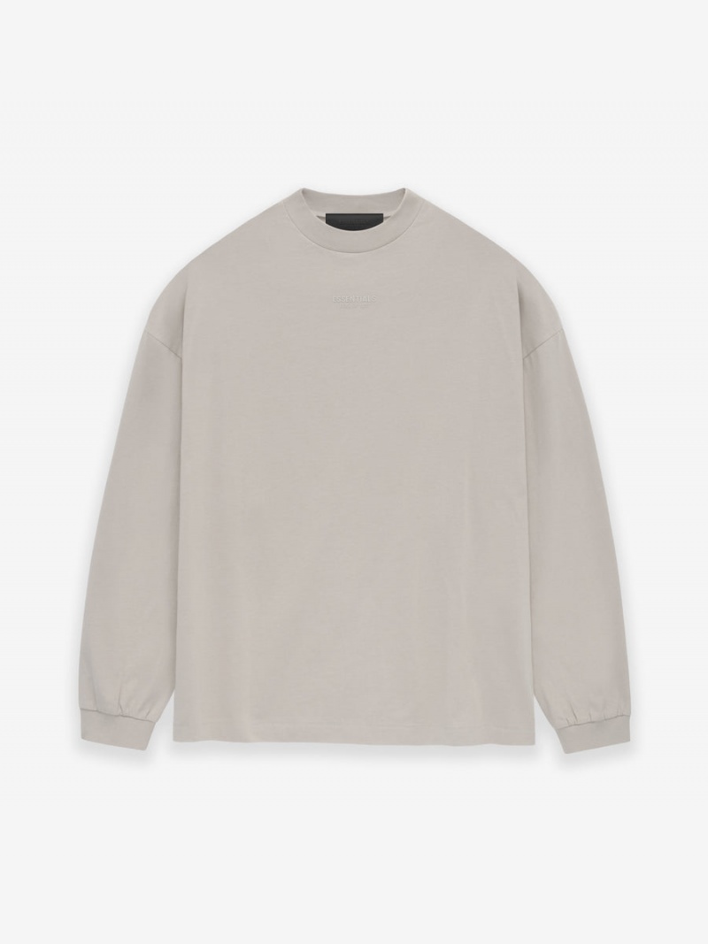 Fear Of God Essentials Ls Tee Argento | FOG-SN593546