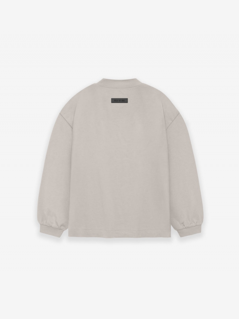 Fear Of God Essentials Ls Tee Argento | FOG-SN593791