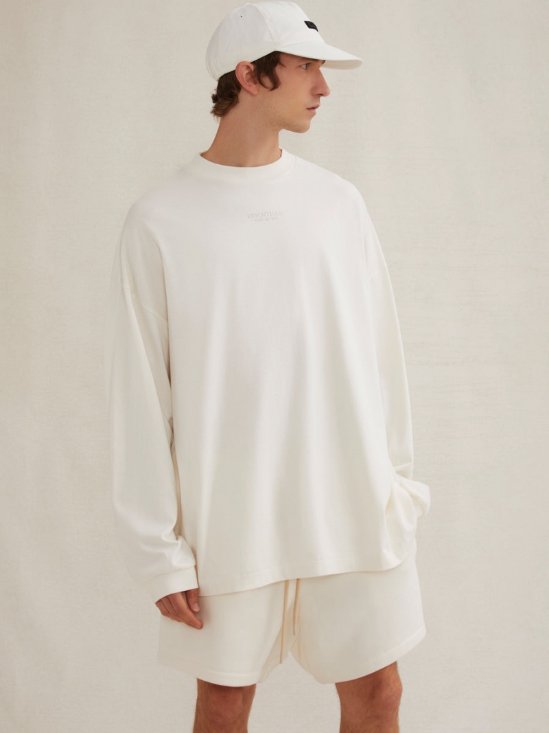 Fear Of God Essentials Ls Tee Bianche | FOG-SN593547