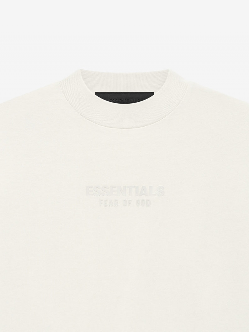 Fear Of God Essentials Ls Tee Bianche | FOG-SN593792