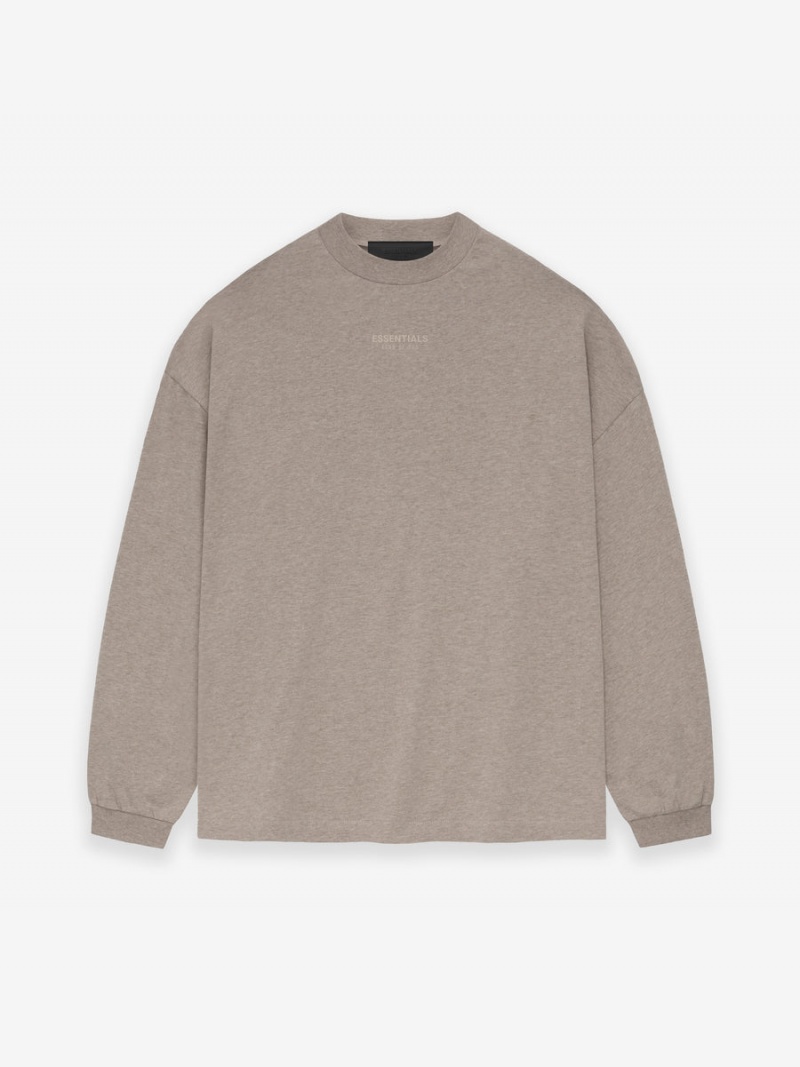 Fear Of God Essentials Ls Tee Khaki | FOG-SN593544