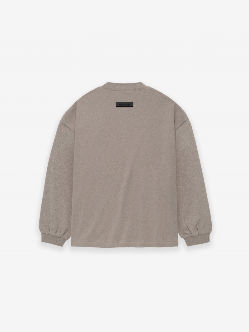 Fear Of God Essentials Ls Tee Khaki | FOG-SN593789