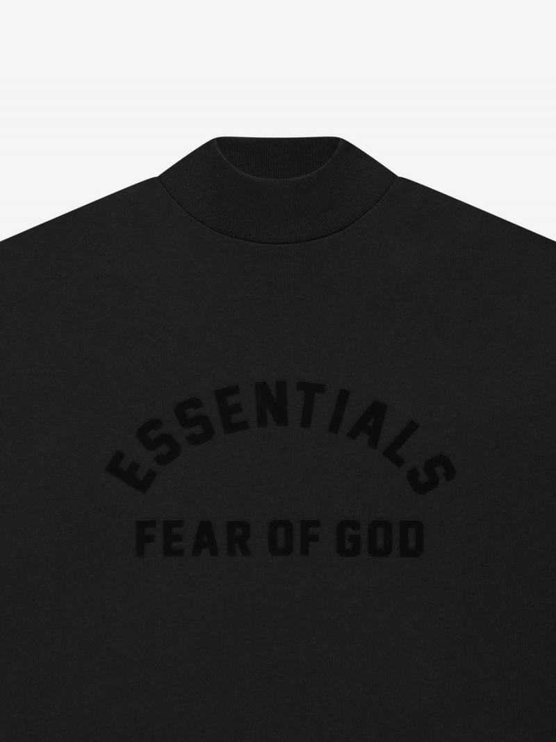 Fear Of God Essentials Ls Tee Nere | FOG-SN593777