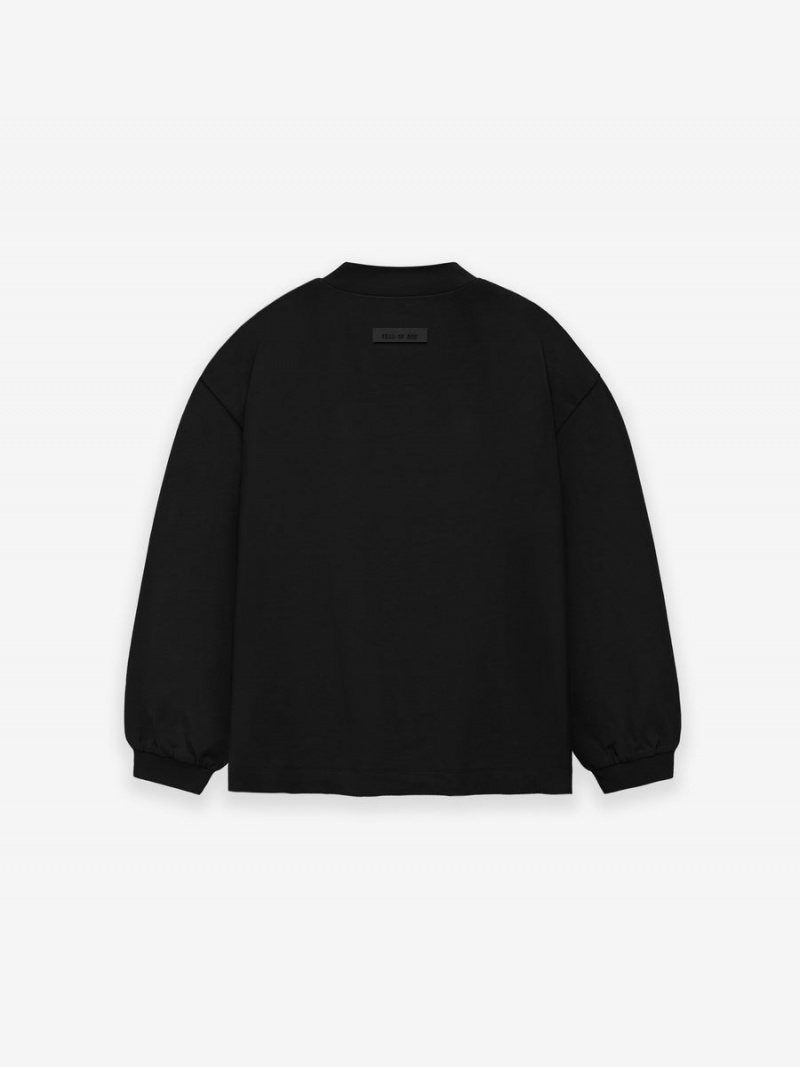 Fear Of God Essentials Ls Tee Nere | FOG-SN593790