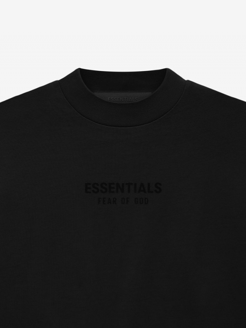 Fear Of God Essentials Ls Tee Nere | FOG-SN593790