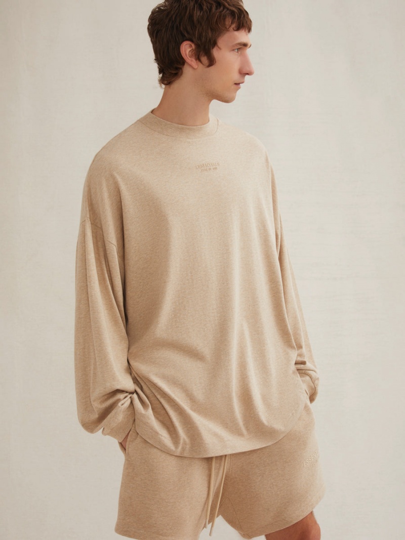 Fear Of God Essentials Ls Tee Oro | FOG-SN593543