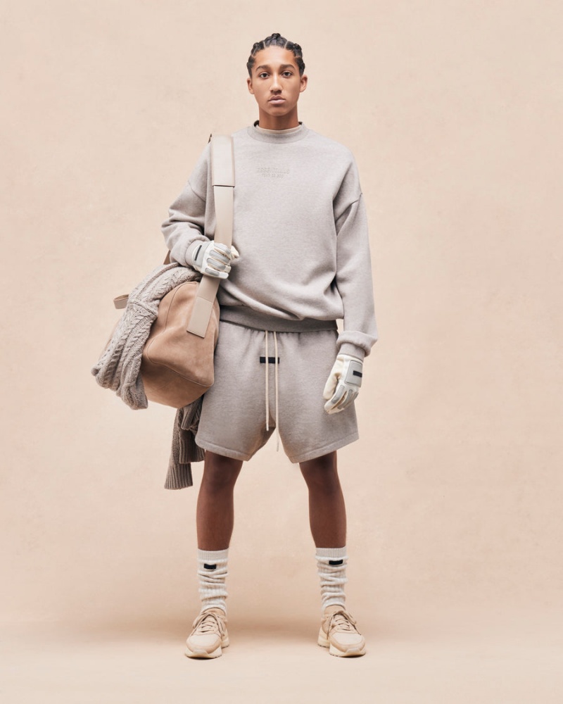 Fear Of God Essentials Sweatshort Khaki | FOG-SN593583