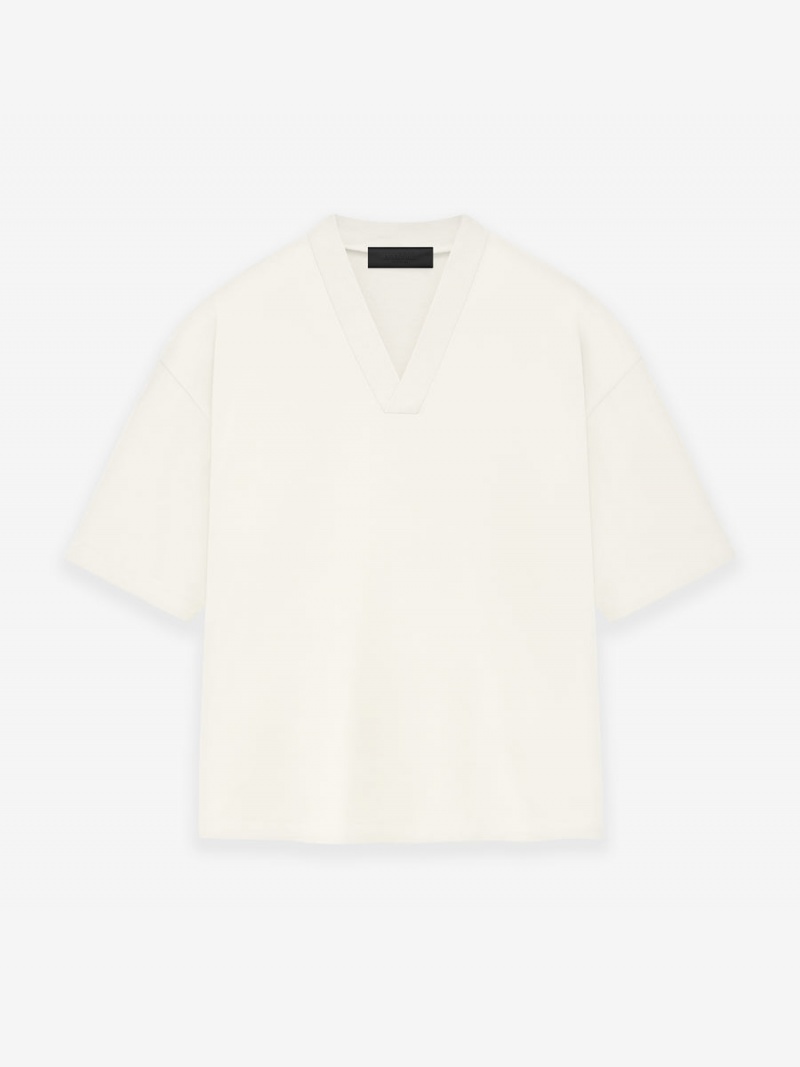 Fear Of God Essentials V-neck Bianche | FOG-SN593542