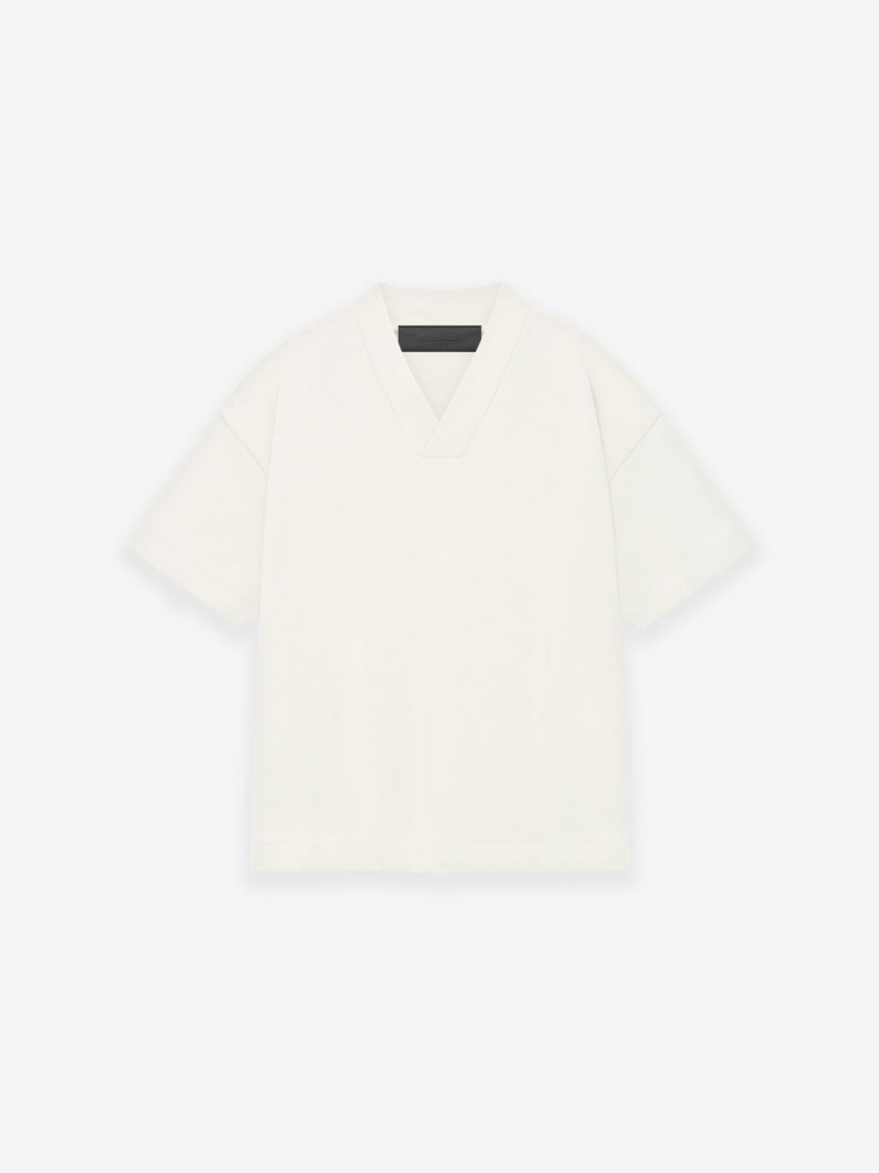 Fear Of God Essentials V-neck Bianche | FOG-SN593787