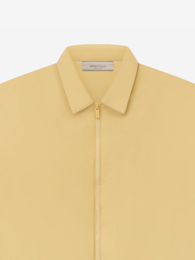 Fear Of God Filled Nylon Shirt Jacket Gialle | FOG-SN593605