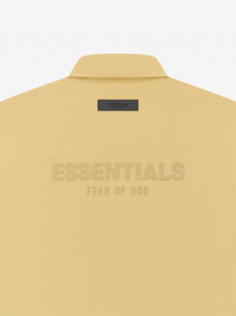 Fear Of God Filled Nylon Shirt Jacket Gialle | FOG-SN593605