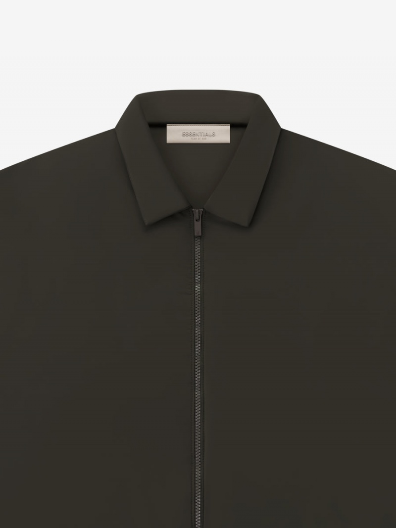 Fear Of God Filled Nylon Shirt Jacket Nere | FOG-SN593604