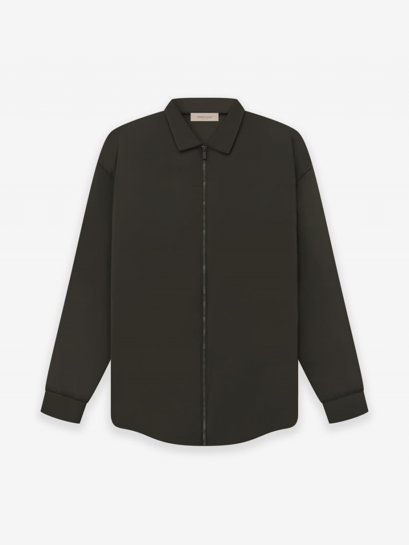 Fear Of God Filled Nylon Shirt Jacket Nere | FOG-SN593604