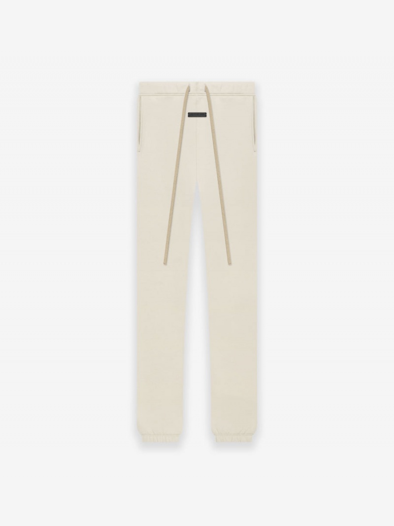 Fear Of God Fleece Classiche Sweatpant Beige | FOG-SN593461