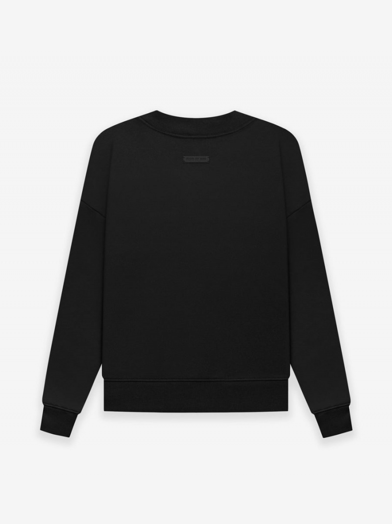 Fear Of God Fleece Crewneck Nere | FOG-SN593339