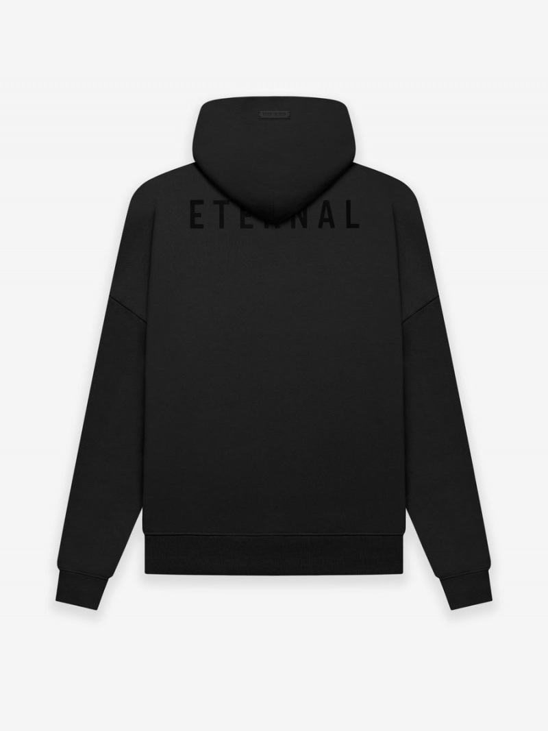 Fear Of God Fleece Hoodie Nere | FOG-SN593349