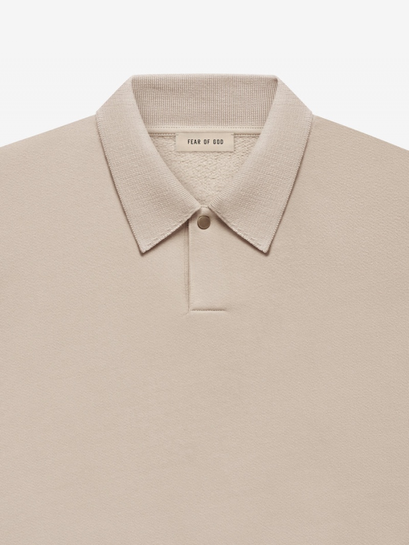 Fear Of God Fleece Polo Beige | FOG-SN593344