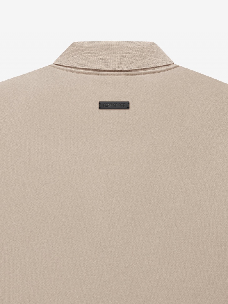 Fear Of God Fleece Polo Beige | FOG-SN593344