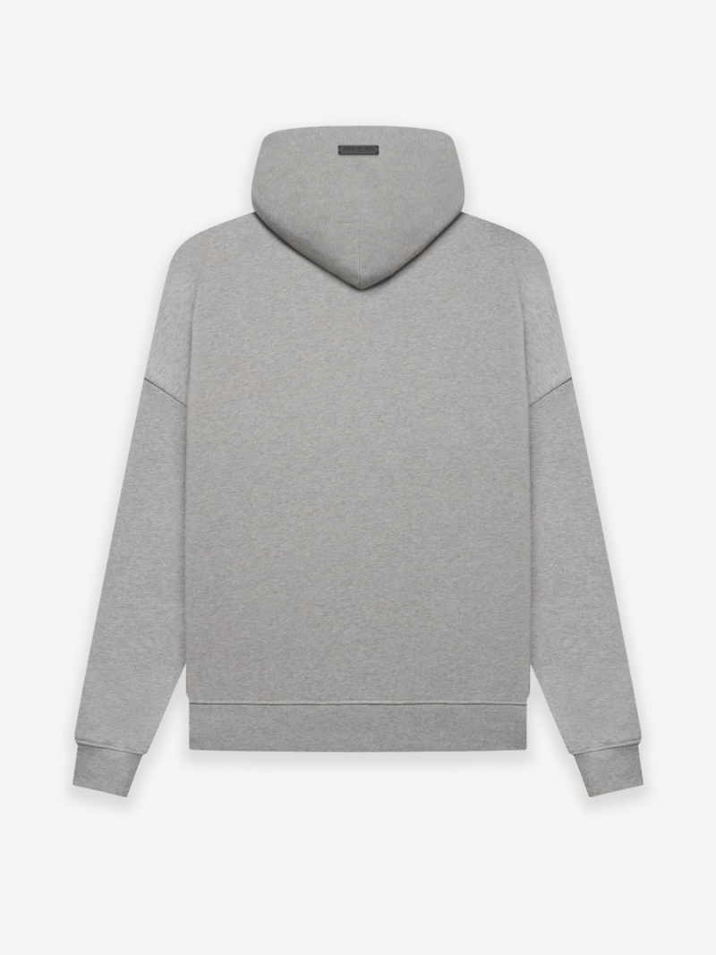 Fear Of God Fleece Zip Hoodie Grigie | FOG-SN593288