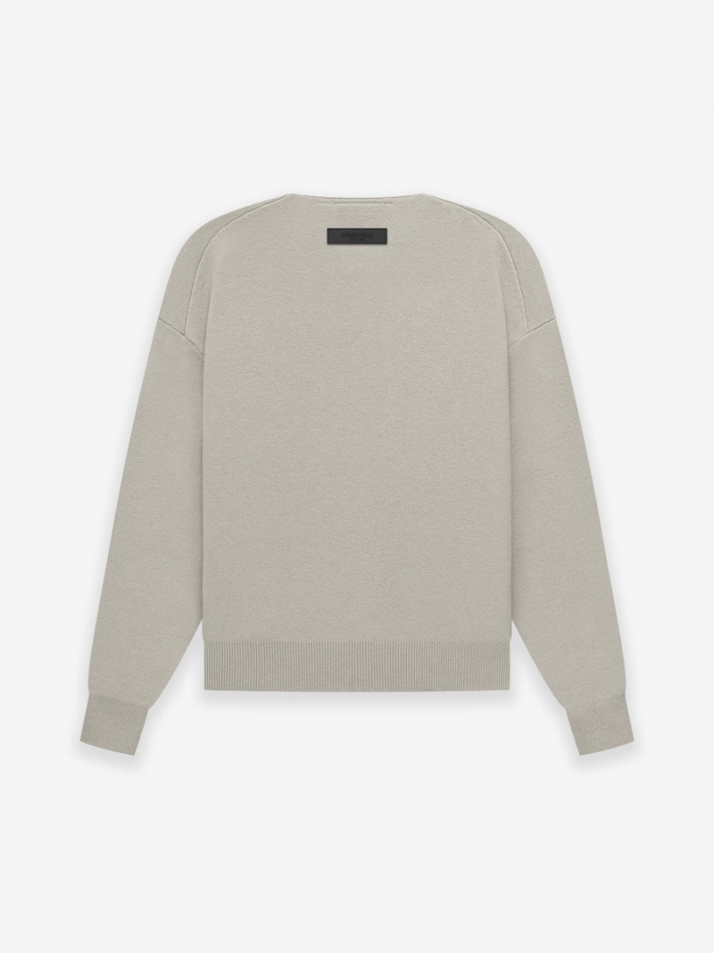 Fear Of God Knit Ls Henley Grigie | FOG-SN593654