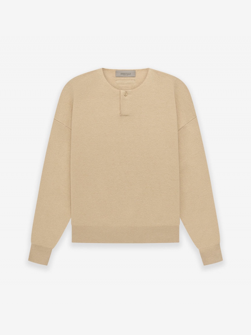 Fear Of God Knit Ls Henley Marroni | FOG-SN593651