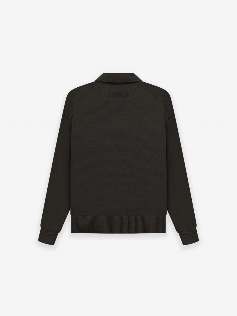 Fear Of God Knit Ls Polo Nere | FOG-SN593776