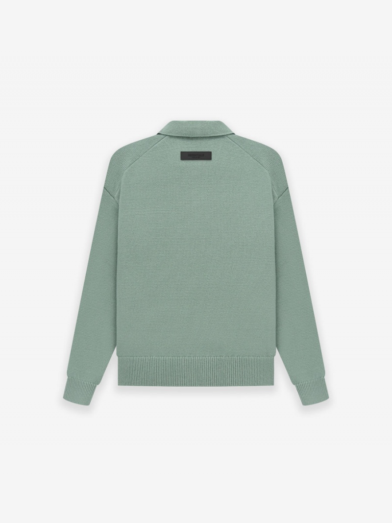 Fear Of God Knit Ls Polo Verdi | FOG-SN593763