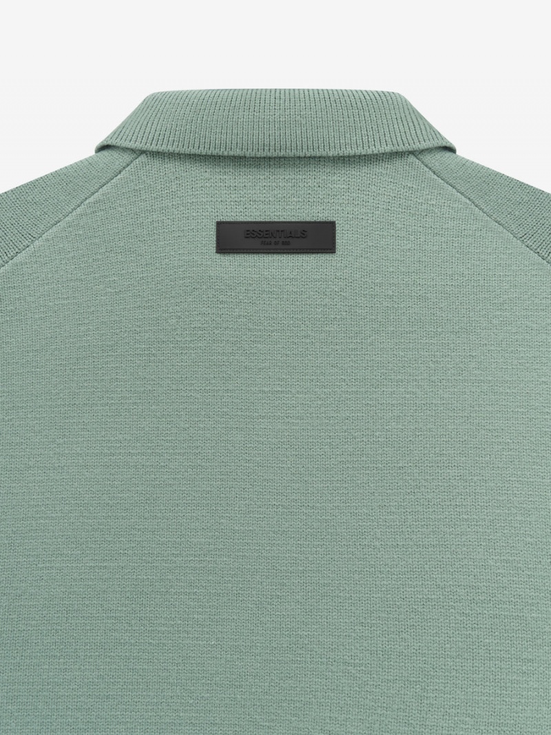 Fear Of God Knit Ls Polo Verdi | FOG-SN593763