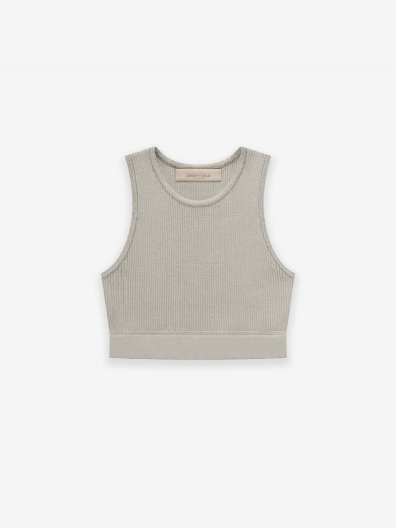 Fear Of God Knit Rib Sportive Tank Grigie | FOG-SN593641