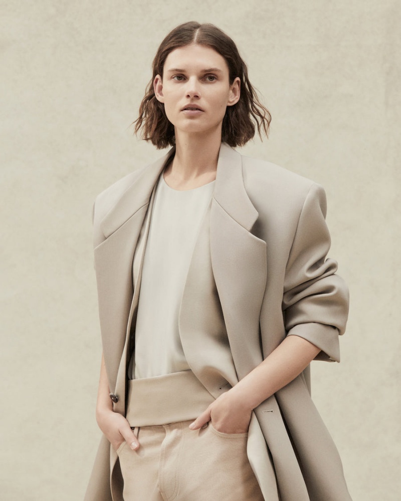 Fear Of God Lana Vergine California Blazer Beige | FOG-SN593364