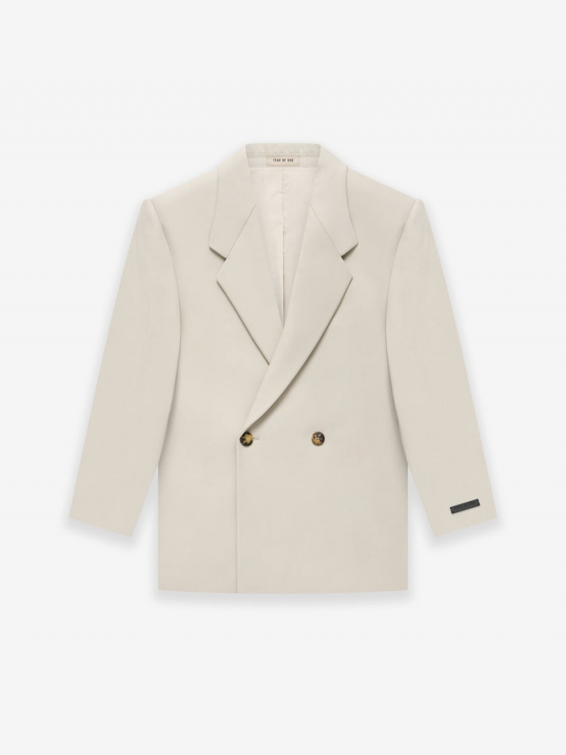 Fear Of God Lana Vergine California Blazer Beige | FOG-SN593364