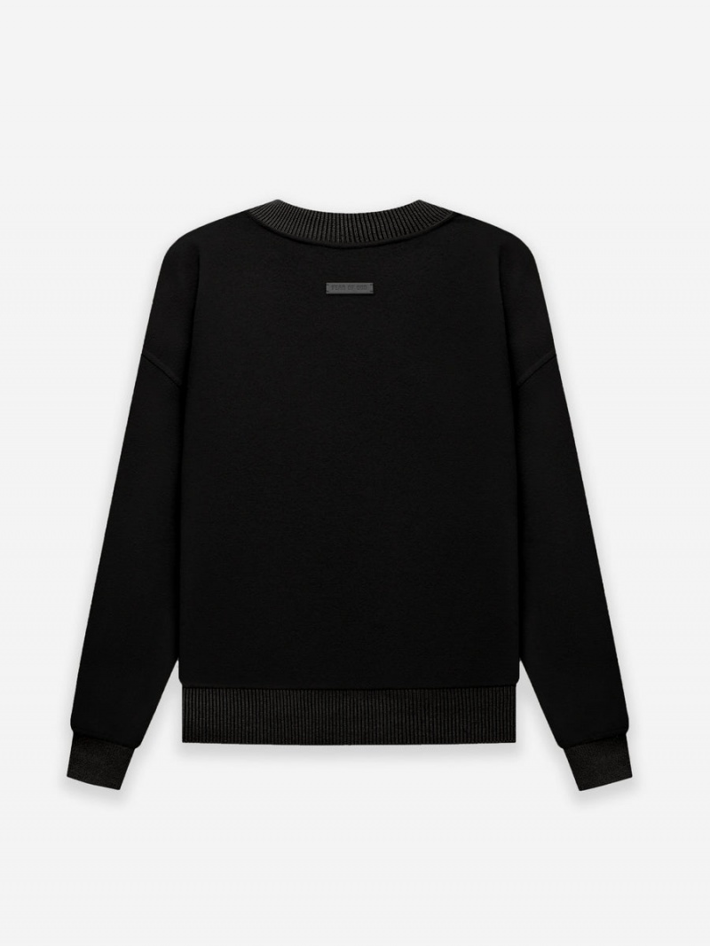 Fear Of God Lana Vergine Cashmere Crewneck Nere | FOG-SN593293