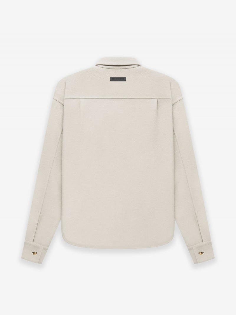 Fear Of God Lana Vergine Cashmere Shirt Beige | FOG-SN593489