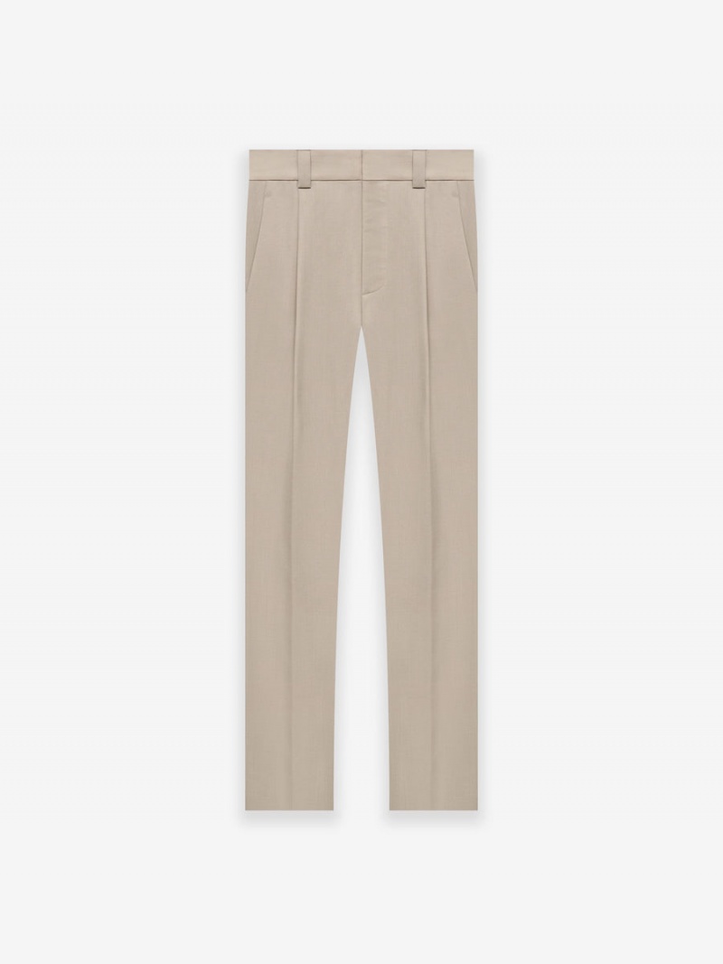 Fear Of God Lana Vergine Mohair Suit Pant Beige | FOG-SN593367