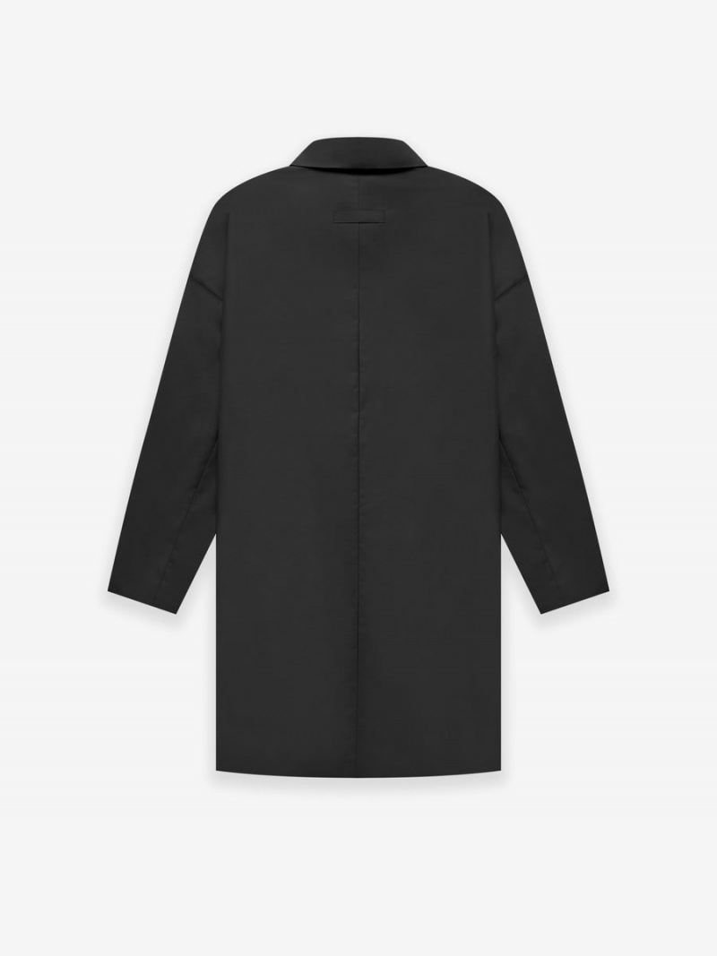 Fear Of God Lana Vergine Nylon Car Coat Nere | FOG-SN593357