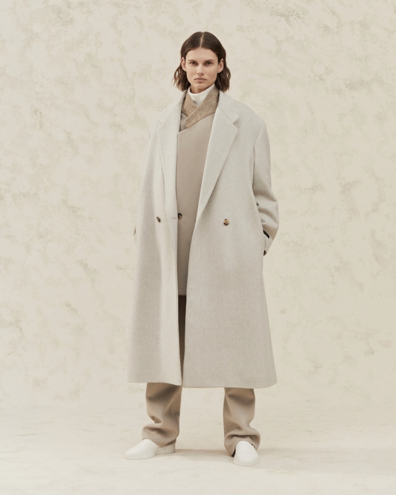 Fear Of God Lana Vergine Overcoat Beige | FOG-SN593385