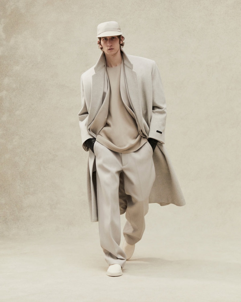 Fear Of God Lana Vergine Overcoat Beige | FOG-SN593385