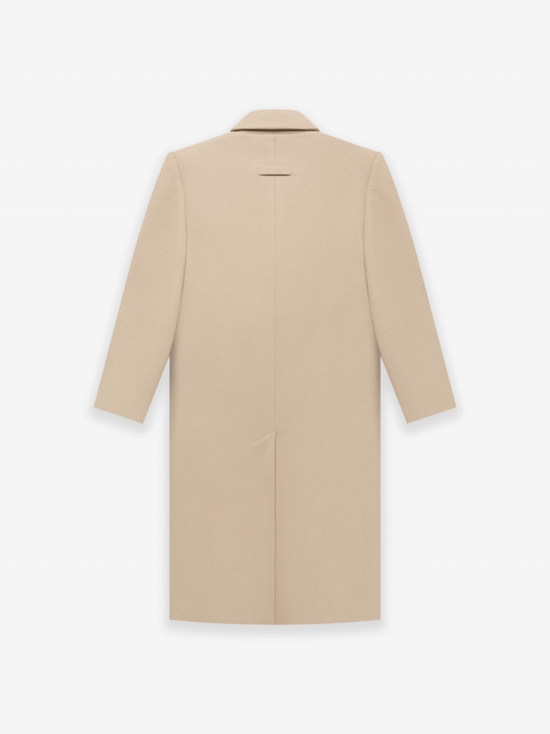 Fear Of God Lana Vergine Overcoat Beige | FOG-SN593393