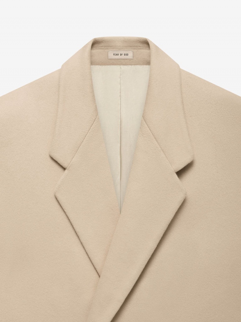 Fear Of God Lana Vergine Overcoat Beige | FOG-SN593393