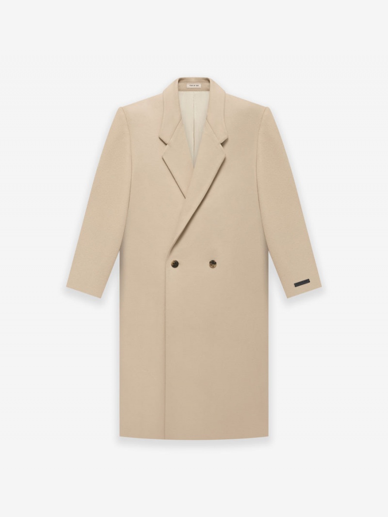 Fear Of God Lana Vergine Overcoat Beige | FOG-SN593393