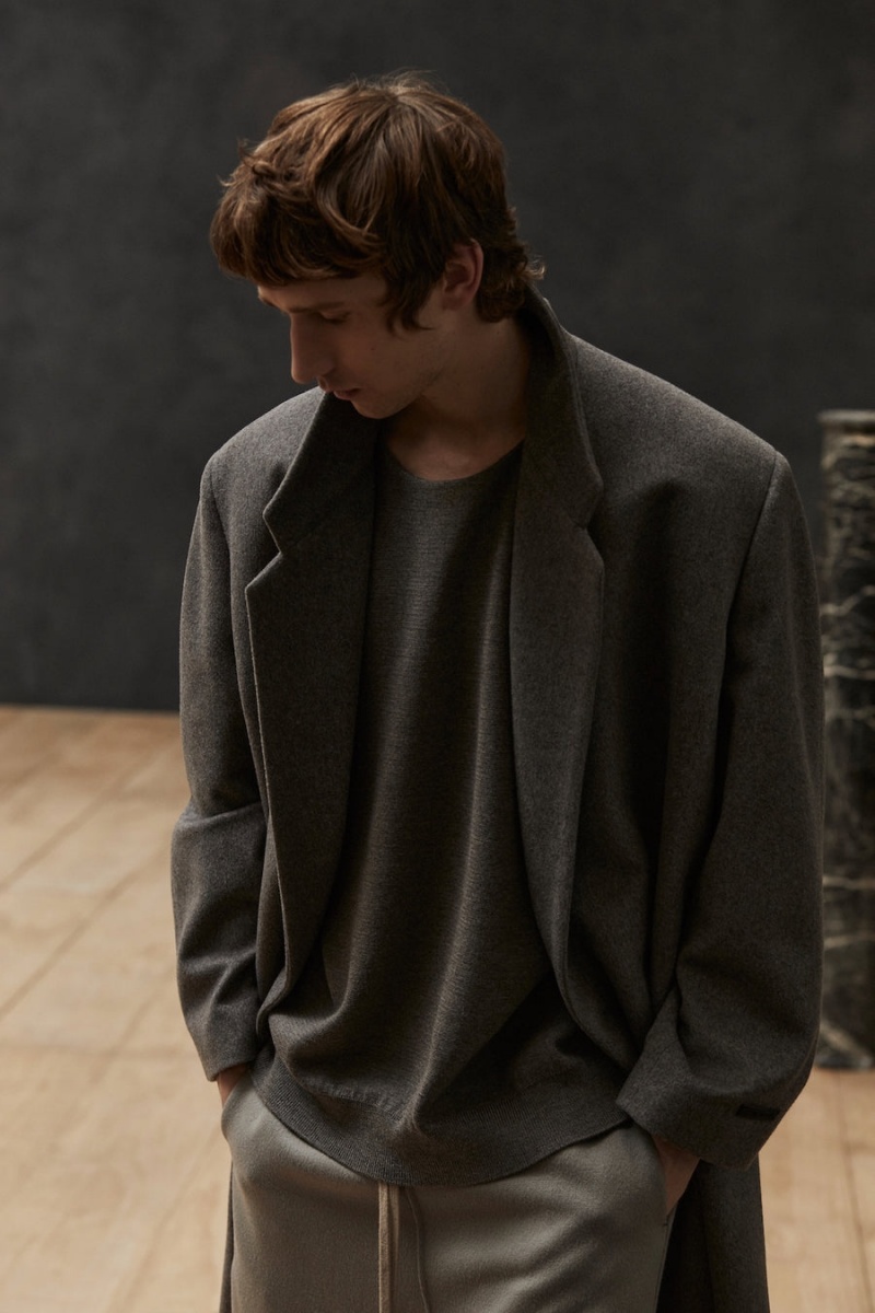 Fear Of God Lana Vergine Overcoat Grigie | FOG-SN593391