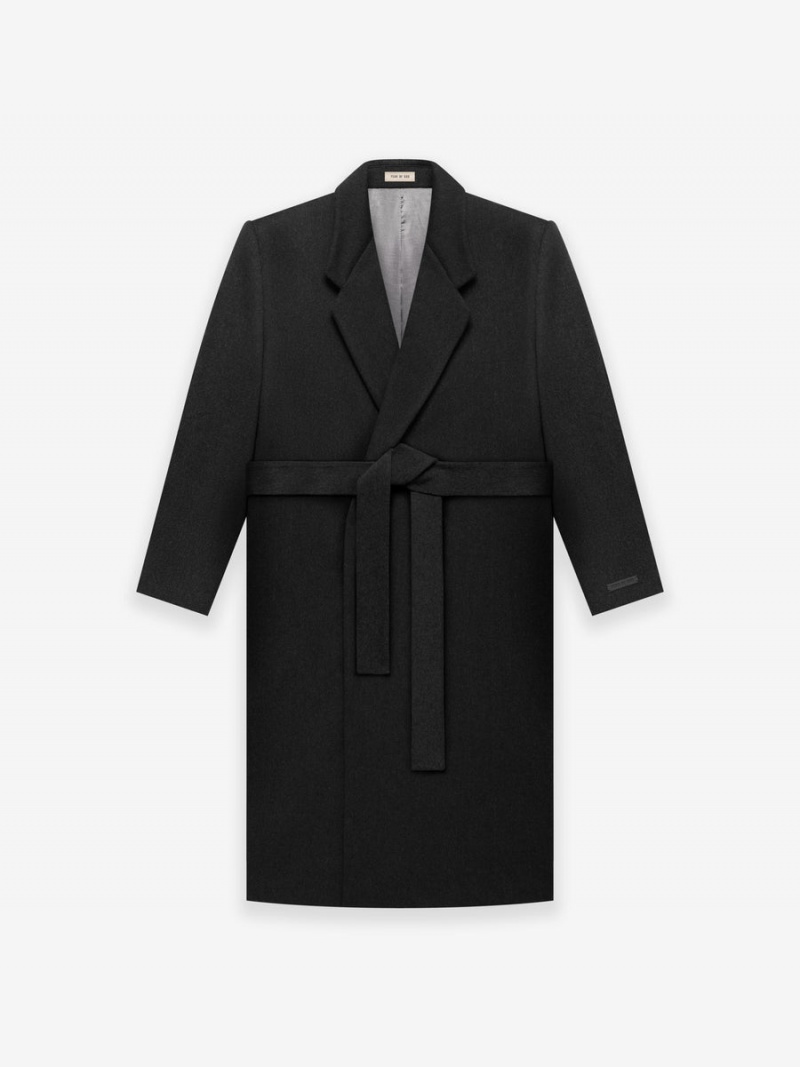 Fear Of God Lana Vergine Overcoat Nere | FOG-SN593390