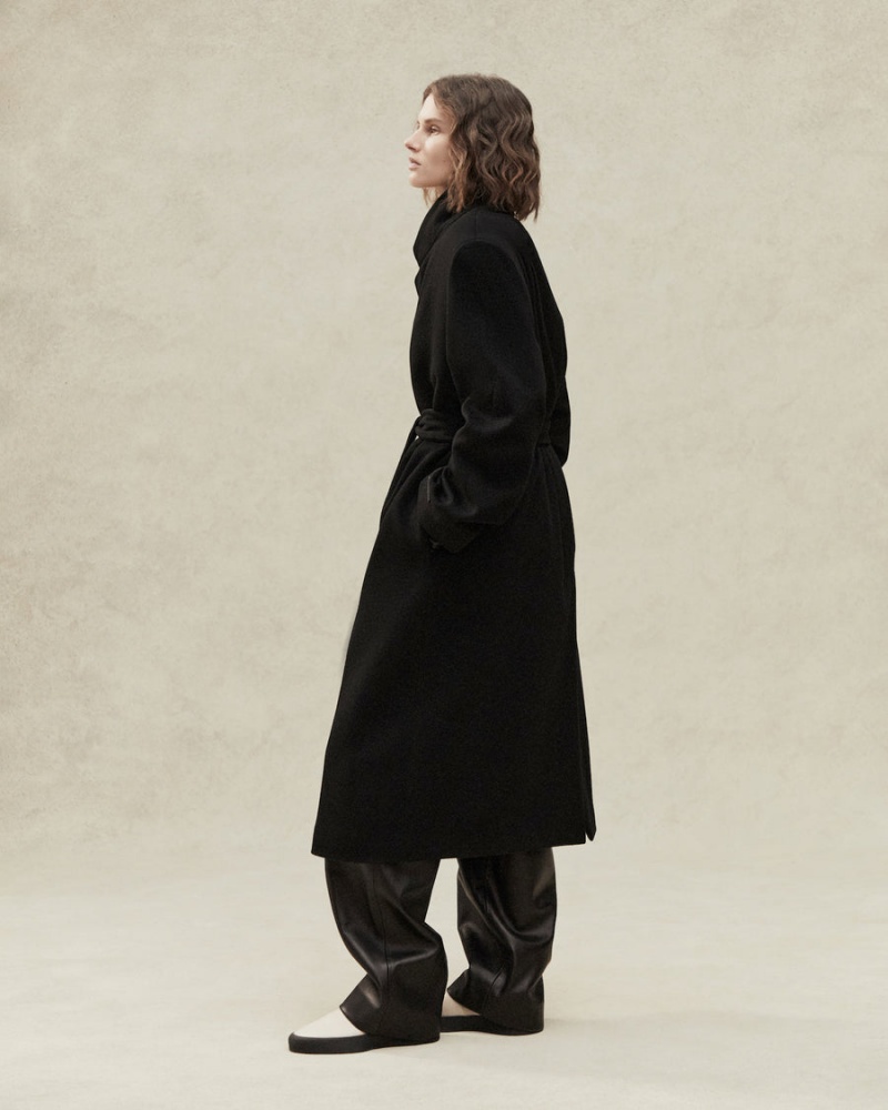 Fear Of God Lana Vergine Overcoat Nere | FOG-SN593390