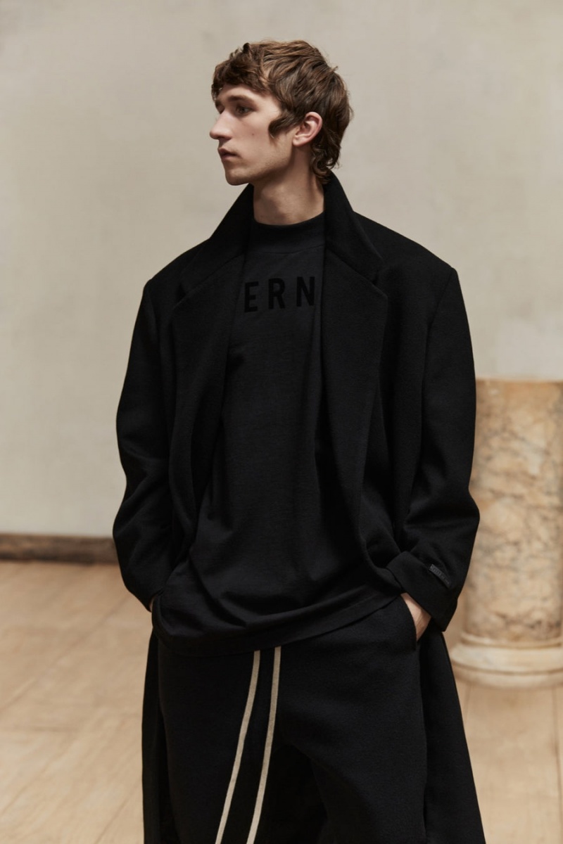 Fear Of God Lana Vergine Overcoat Nere | FOG-SN593410