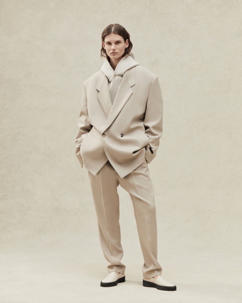 Fear Of God Lana Vergine Suit Pant Beige | FOG-SN593388